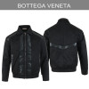 보테가베네타 레더 레이어드 스웨이드 블루종 자켓