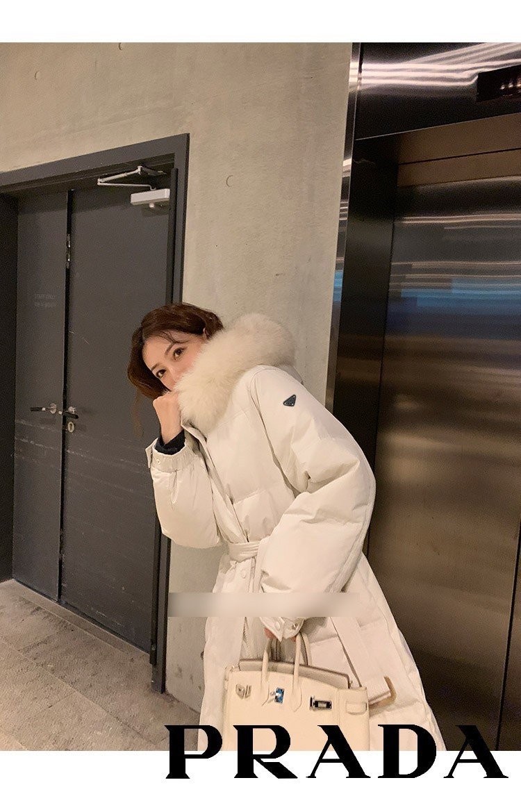 프라다 여성 송송 롱패딩