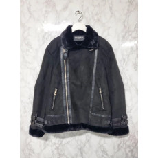 발망 멀티 벨크로 무스탕 자켓