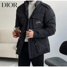 디올 메인 클립 로고 다운 푸퍼 패딩 자켓