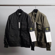 스톤아일랜드 등 지퍼 멀티 포켓 자켓