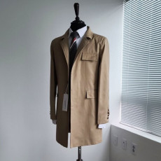 톰브라운 등삼선 트렌치 코트