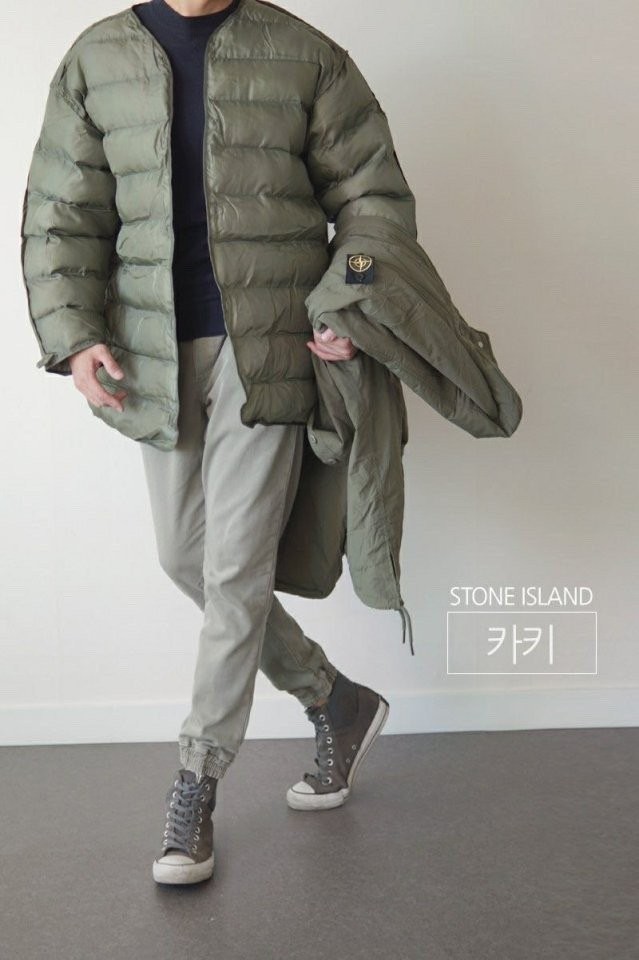 스톤아일랜드 맨즈핏 야상 파카 자켓