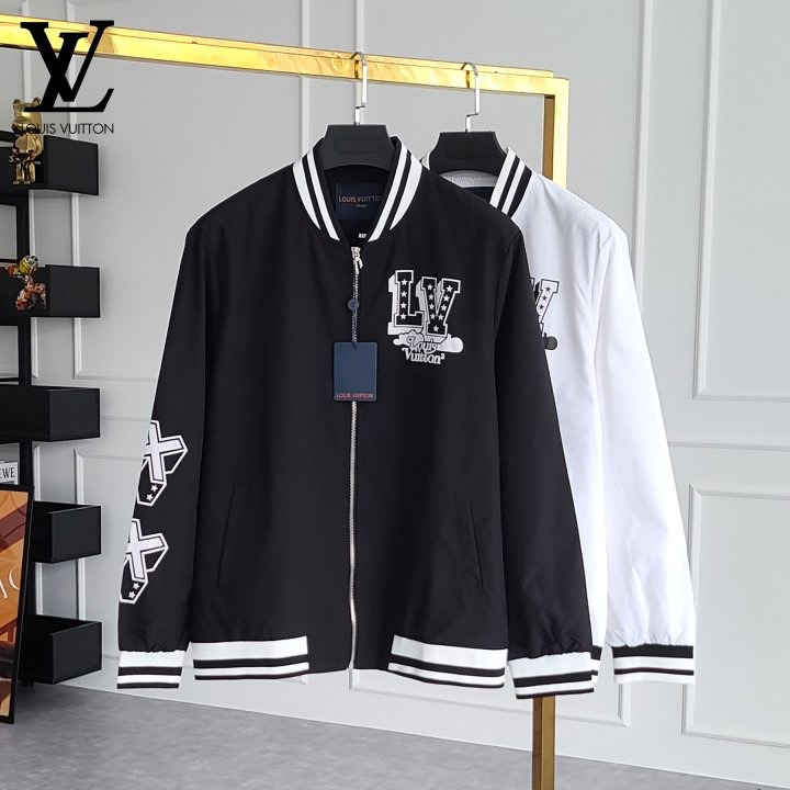 루이비통 빅로고 블루종 자켓