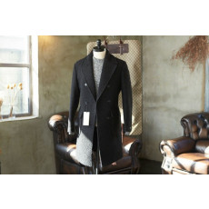 구찌 카센 더블 브레스티드 코트