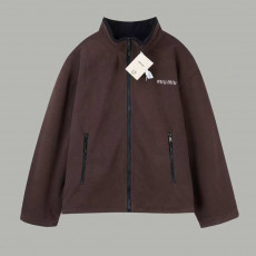 미우미우 플리스 스웨트 집업