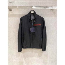 프라다 리버시블 블루종 바람막이