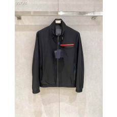 프라다 리버시블 블루종 바람막이