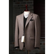 구찌 세퍼레이트 스타일링 콤비 체크 자켓