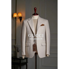 구찌 울 헤링본 블레이저 베이지 자켓