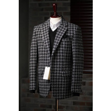 구찌 프리미엄 울 하운드투스 자켓
