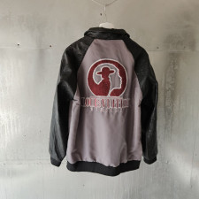 루이비통 믹스레더 블루종 자켓