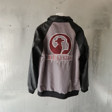 루이비통 믹스레더 블루종 자켓