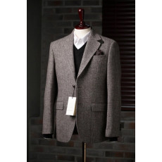 구찌 해링본 세페레이드 자켓 브라운