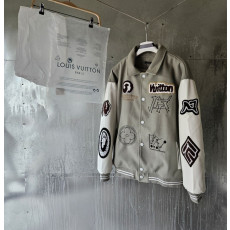 루이비통 바시티 패치 블루종 자켓