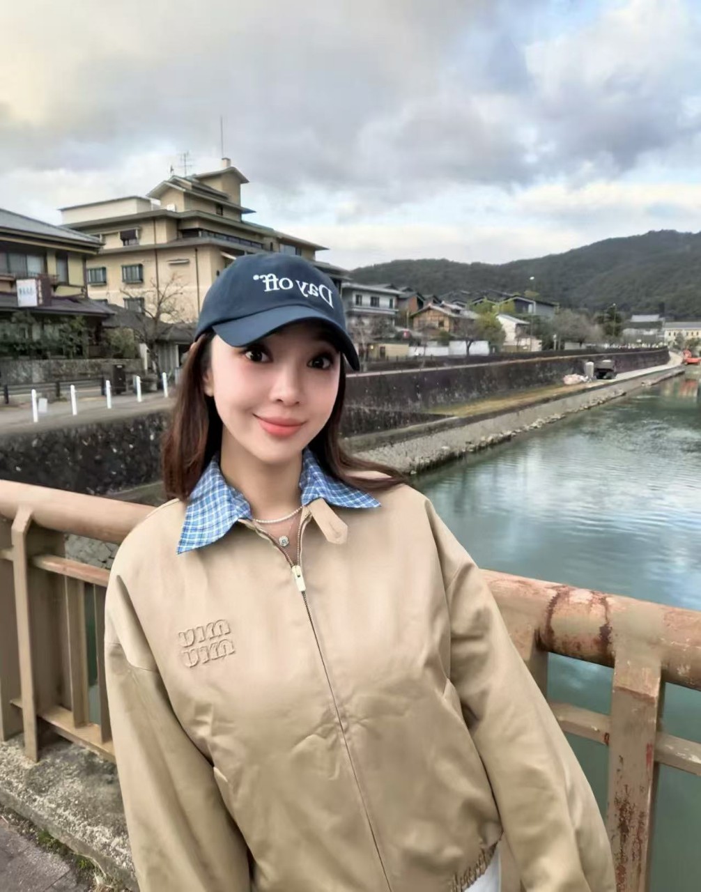 미우미우 치노 블루종 자켓