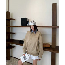 미우미우 치노 블루종 자켓