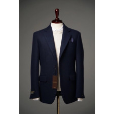 구찌 울 캐시미어 트윗 재킷 블랙 솔리드 자켓