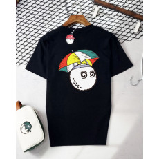 말본 우산 로고 반팔티