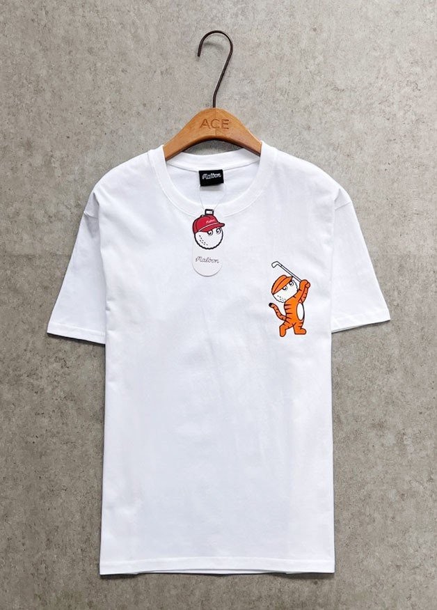 말본 타이거 오렌지 오리지날 신형 반팔티