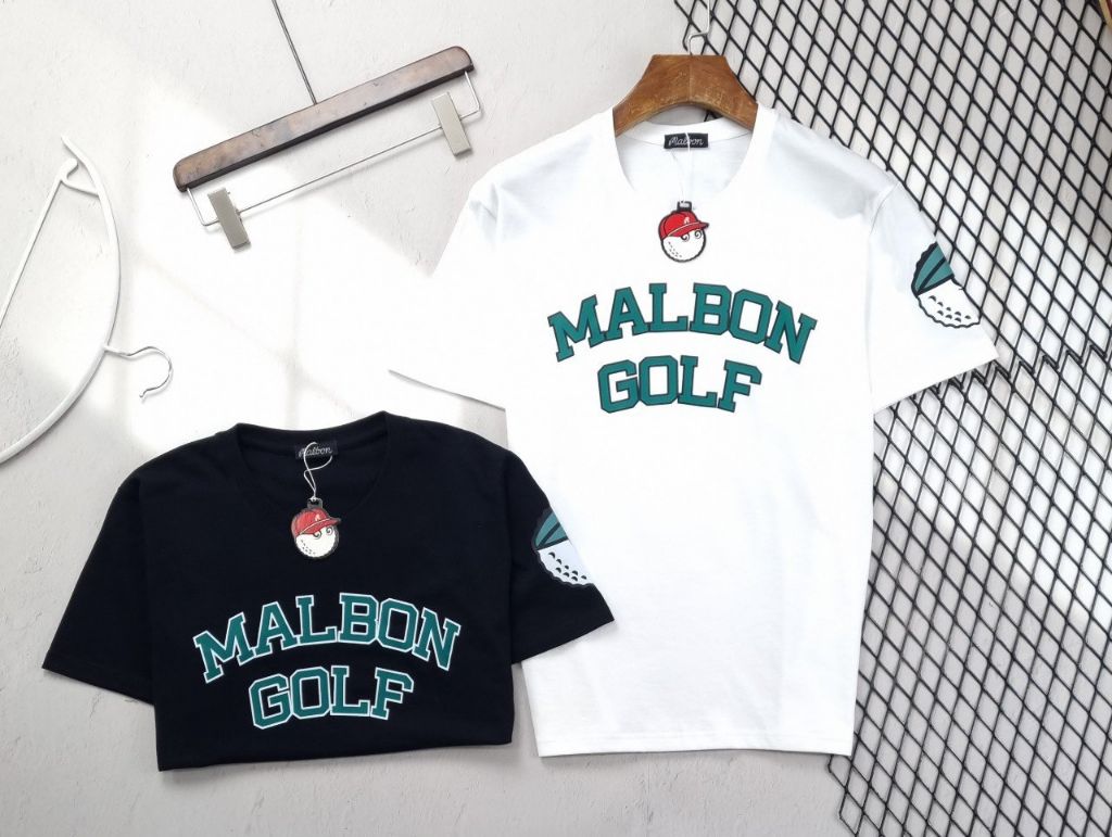 말본 그린 빅로고 폰트 반팔티