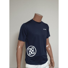 지포어 라운드 반사 로고 반팔티