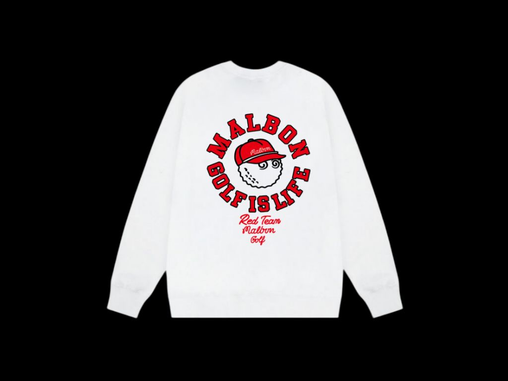 말본 화이트 컬러팀 맨투맨