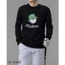 말본 실크 전사 골프 스웻 맨투맨