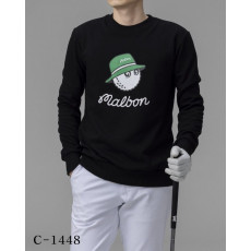 말본 실크 전사 골프 스웻 맨투맨