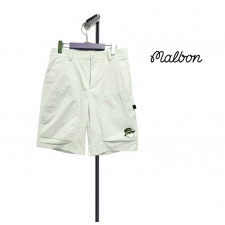 말본 반밴딩 하프 로고 반바지