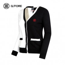 지포어 여성 비대칭 니트 가디건