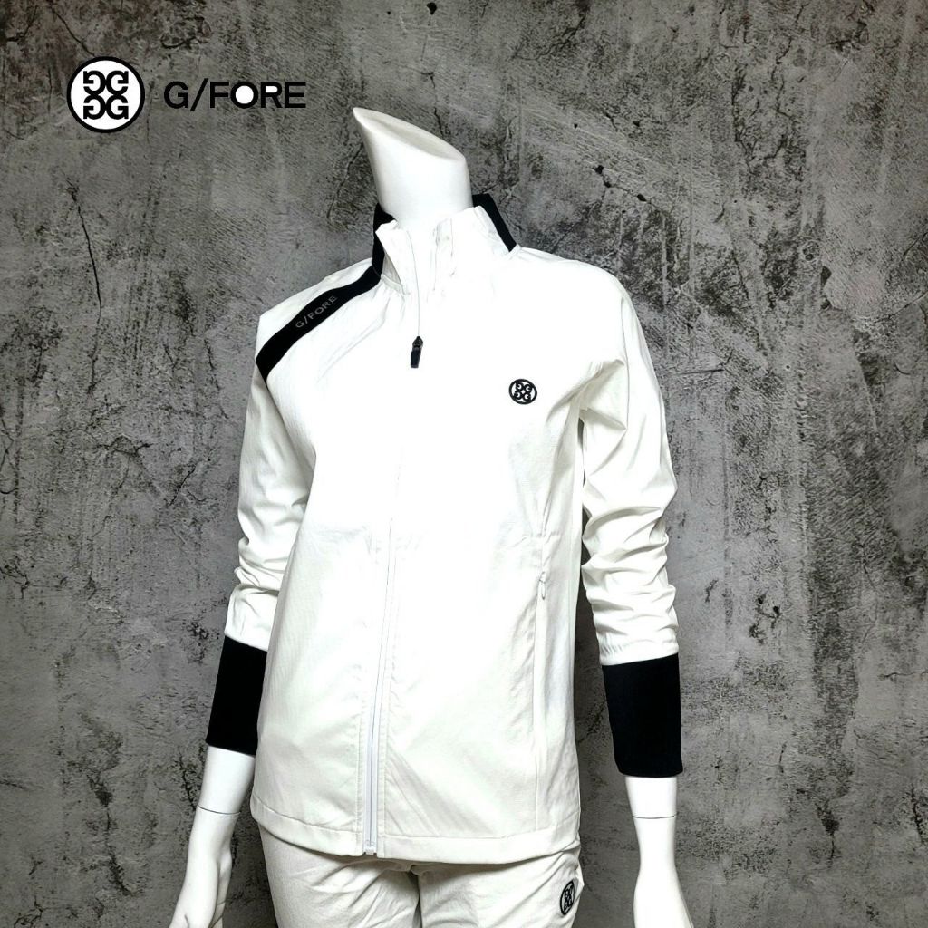 지포어 여성 숄더 라인 윈드브레이커 바람막이