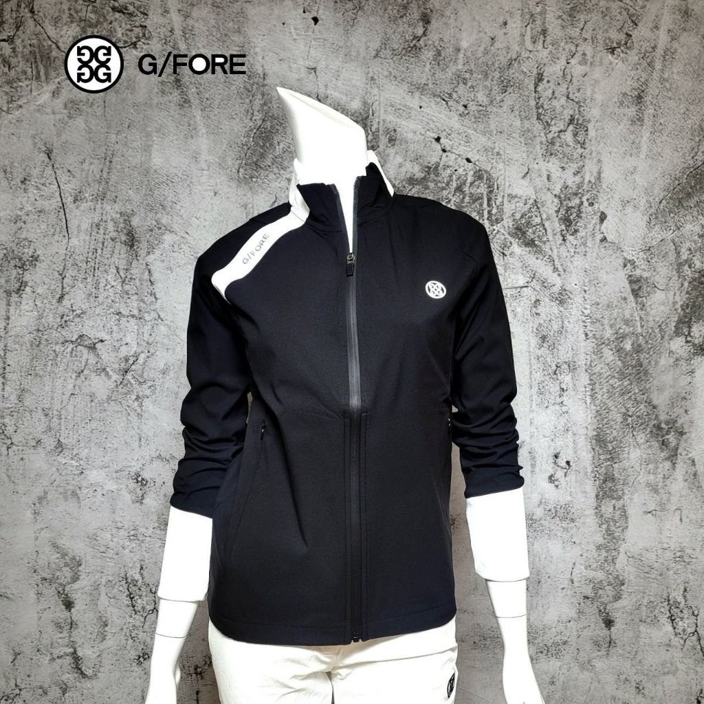 지포어 여성 숄더 라인 윈드브레이커 바람막이