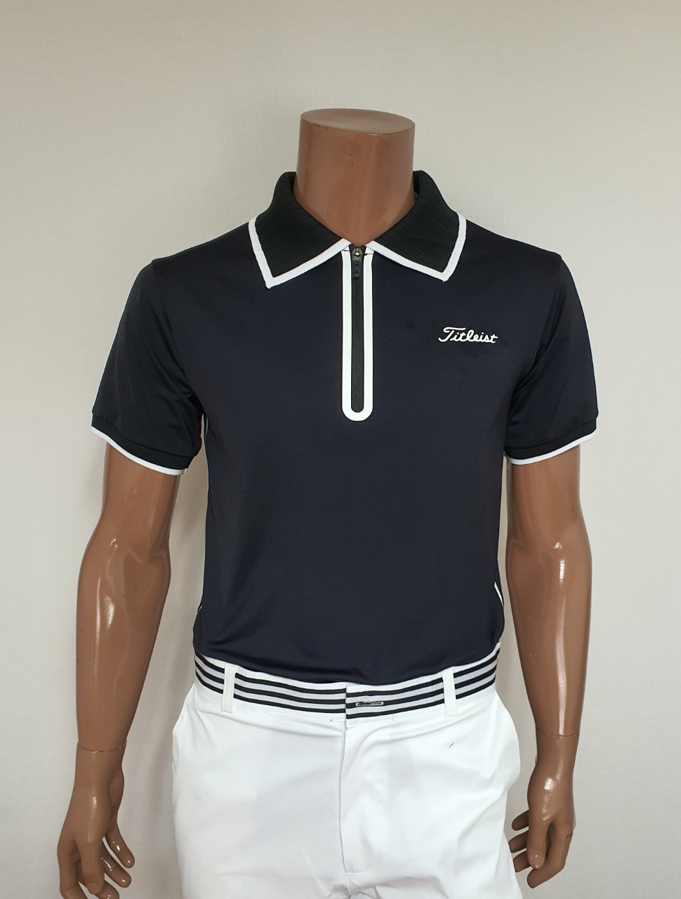 타이틀리스트 기능성 골프 반팔 카라티