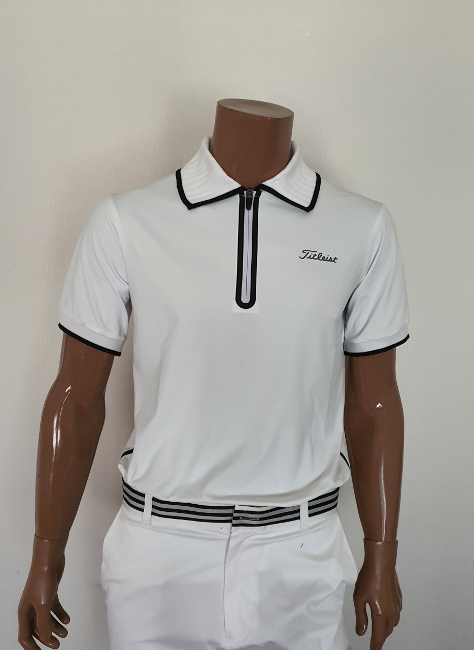 타이틀리스트 기능성 골프 반팔 카라티