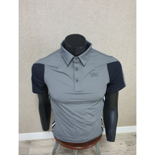 PXG 허리 라인 포인트 반사 로고 반팔 카라티