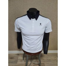 마크앤로나 어깨 포인트 반사 로고 반팔 카라티