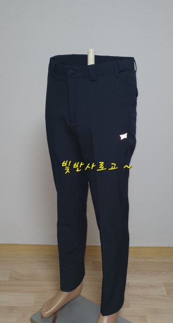 PXG 허리 밴딩 반사 로고 가을 팬츠 (바지)