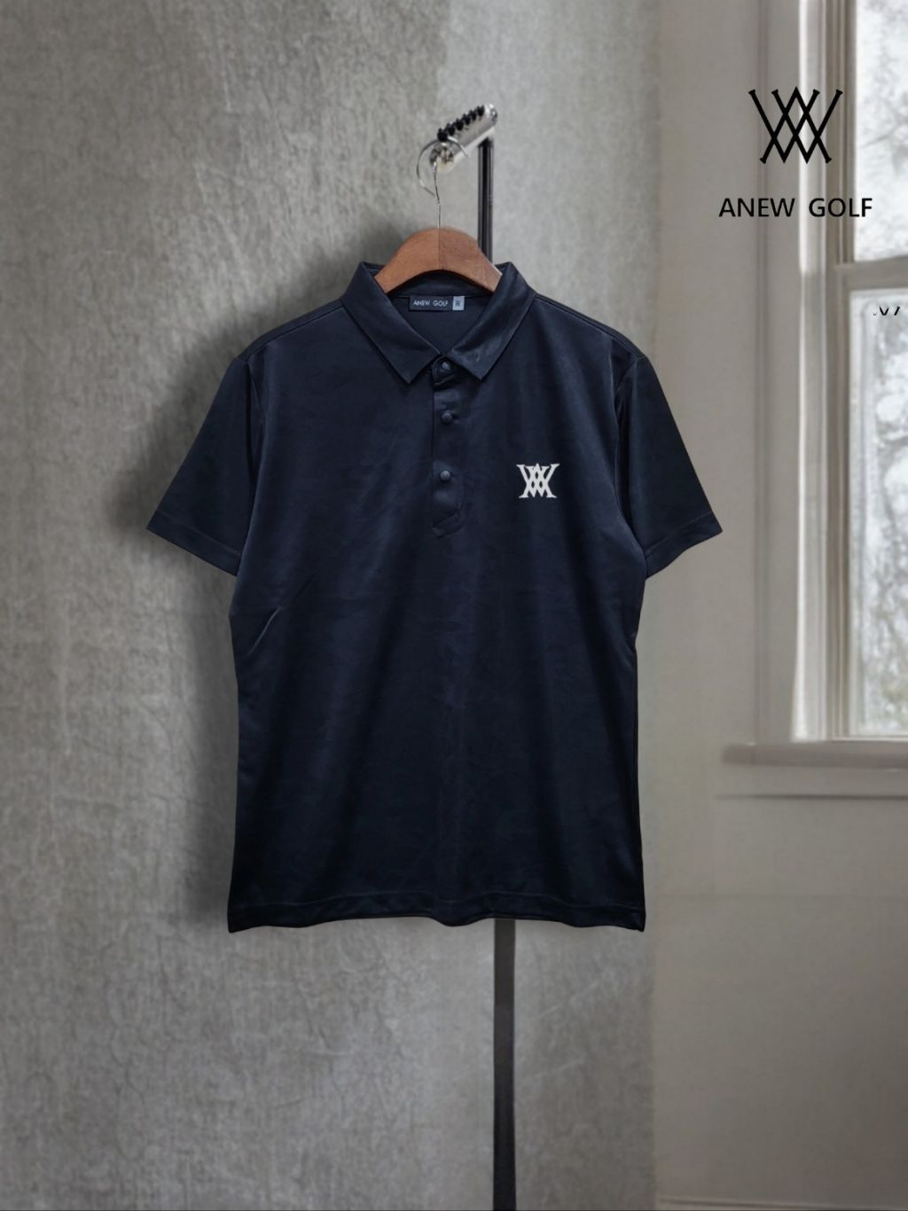 어뉴 카모 문양 반팔 카라티