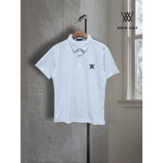 어뉴 카모 문양 반팔 카라티