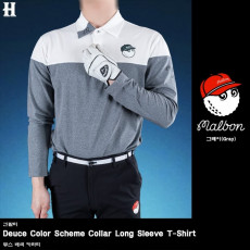 말본 듀스 배색 카라티