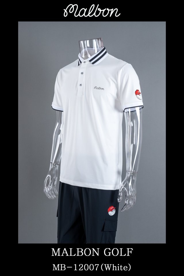 말본 MB-12007 투라인 시보리 반팔 카라티