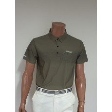 타이틀리스트 가슴 포인트 반사 로고 반팔 카라티