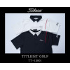 타이틀리스트 TT-12001 어깨 원라인 반팔 카라티