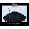타이틀리스트 TT-12005 숄더 세로줄 반팔 카라티
