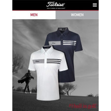 타이틀리스트 S/S 골프 반팔 카라티