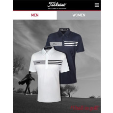 타이틀리스트 S/S 골프 반팔 카라티