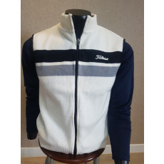 타이틀리스트 니트 조끼 집업