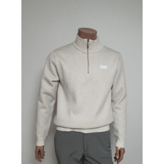 PXG 기모 반집업 니트