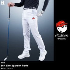 말본 벨트 라인 스판 팬츠 (바지)